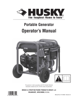 Simplicity OPERATOR'S MANUAL 5000 WATT HUSKY PORTABLE GENERATOR MODEL- 030436-0 User manual