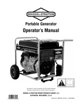 Simplicity OPERATOR'S MANUAL BRIGGS & STRATTON 5000 WATT GENERATOR MODEL- 030451-0 User manual