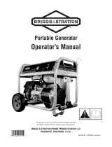 Simplicity OPERATOR'S MANUAL 5000 WATT BRIGGS & STRATTON PORTABLE GENERATOR MODEL 030551-00 User manual