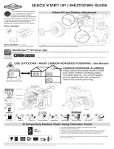 Simplicity PORTABLE GENERATOR, BRIGGS & STRATTON BLUETOOTH 8000 WATT MODEL 030679-00 Installation guide