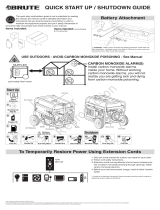 Simplicity PORTABLE GENERATOR, BRUTE 6500 WATT ES MODEL 030687-00 Installation guide