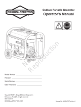 Briggs & Stratton 030712-00 User manual