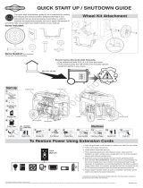 Simplicity PORTABLE GENERATOR BRIGGS & STRATTON 5000 WATT MODEL 030748-00 Installation guide