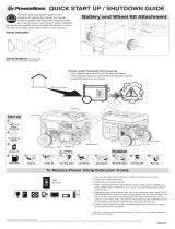 Simplicity PORTABLE GENERATOR POWERBOSS 6500 WATT ES MODEL 030752-00 Installation guide
