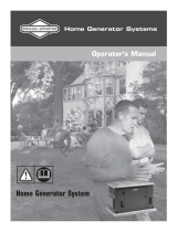 Simplicity OPERATOR'S MANUAL BRIGGS & STRATTON 50HZ STANDBY MODELS- 040294A-0, 040295A-0, 040297A-0 User manual