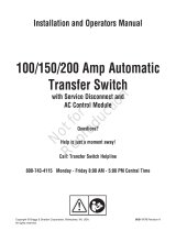 Simplicity Transfer Switch Installation guide