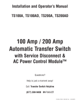 Rheem TS100AD User manual