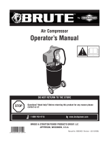 Simplicity OPERATOR'S MANUAL BRUTE 15 GALLON AIR COMPRESSOR MODEL- 074005-0 User manual