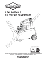 Simplicity AIR COMPRESSOR, 8-GALLON PORTABLE User manual