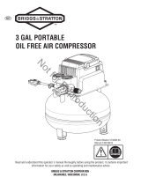 Simplicity COMPRESSOR, 3 GALLON User manual