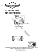 Simplicity AIR COMPRESSOR, 11-GALLON OIL FREE User manual