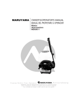 Maruyama MD830-1 Owner's manual