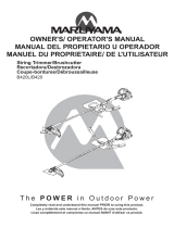 Maruyama B420 Owner's manual