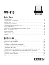 Epson WorkForce WF-110 Quick start guide