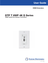 Extron DTP T HWP 4K 331 D User manual