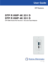 Extron DTP R HWP 4K 231 D User manual