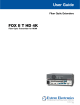 Extron FOX II T HD 4K User manual