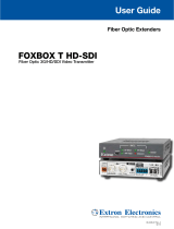 Extron FOXBOX T HD-SDI User manual