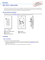 Extron ACP 105 D User manual