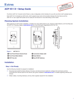 Extron ACP VC1 D User manual