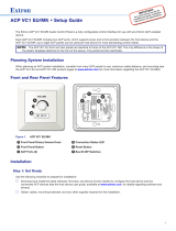 Extron ACP VC1 EU/MK User manual