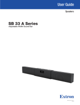 Extron Sound Bar Speaker User manual