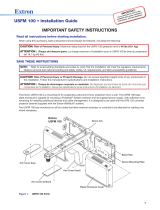 Extron WallVault Digital Systems User manual