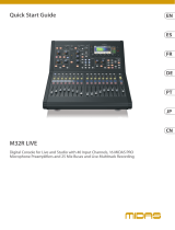 Midas M32R LIVE Quick start guide