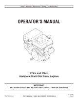 Bolens 208cc Owner's manual