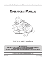 Bolens 13W1762F265 Owner's manual