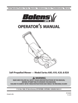 Bolens 12A-A26M565 Owner's manual