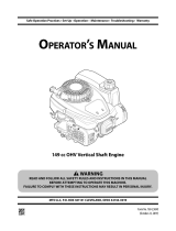 Troy-Bilt TB260 XP Space Saver User manual