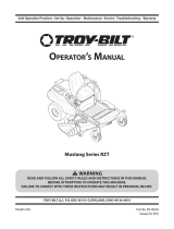 Troy-Bilt Series RZT User manual