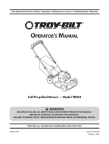 Troy-Bilt 12AA2BU711 User manual