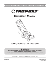 Troy-Bilt 12AE449E211 User manual