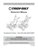 Troy-Bilt 31AS62N2766 User manual