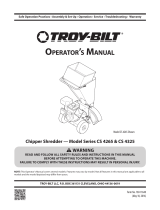 Troy-Bilt CS 4325 User manual
