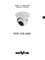 Novus NVIP-2VE-6401 (NVIP-2DN3033V/IR-1P-II) User manual