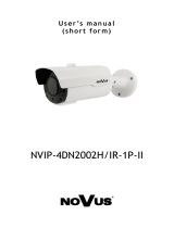 Novus NVIP-4DN2002H/IR-1P-II User manual