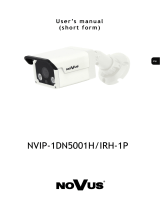 Novus NVIP-1DN5001H/IRH-1P User manual
