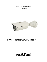 Novus NVIP-4DN5002H/IRH-1P User manual