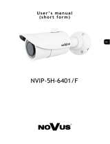 Novus NVIP-5H-6401/F (NVIP-5DN3611H/IR-1P/F) User manual