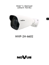 Novus NVIP-2H-6602 User manual