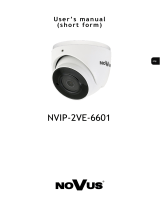 Novus NVIP-2VE-6601 User manual
