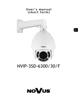 Novus NVIP-3SD-6300/30/F User manual