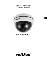 Novus NVIP-2D-6402 (NVIP-2DN3038D/IR-1P) User manual