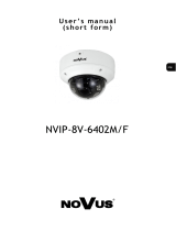 Novus NVIP-8V-6402M/F (NVIP-8DN3512V/IR-1P) User manual