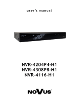 Novus NVR-4116-H1 User manual