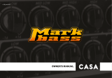 MarkBass CASA Owner's manual