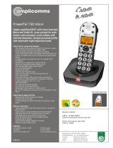 Amplicomms PowerTel 710 Voice Operating instructions